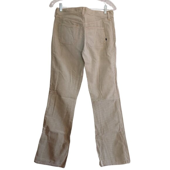 Vintage Abercrombie & Fitch Bootcut Flare Corduroy Button Jeans 90s Y2K - Picture 2 of 7